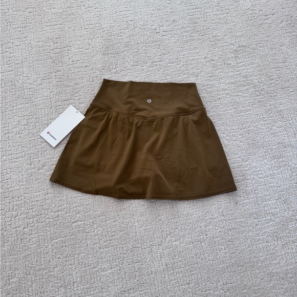 Lululemon Flow Y bra and Align High-Rise Skirt in color Allspice size8 set - Picture 8 of 13